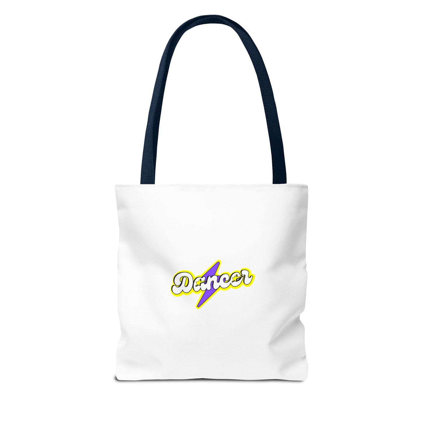 “Dancer” Superhero Graphic Canvas Tote Bag – Bold Dance Tote for Classes, Rehearsals & Everyday Use