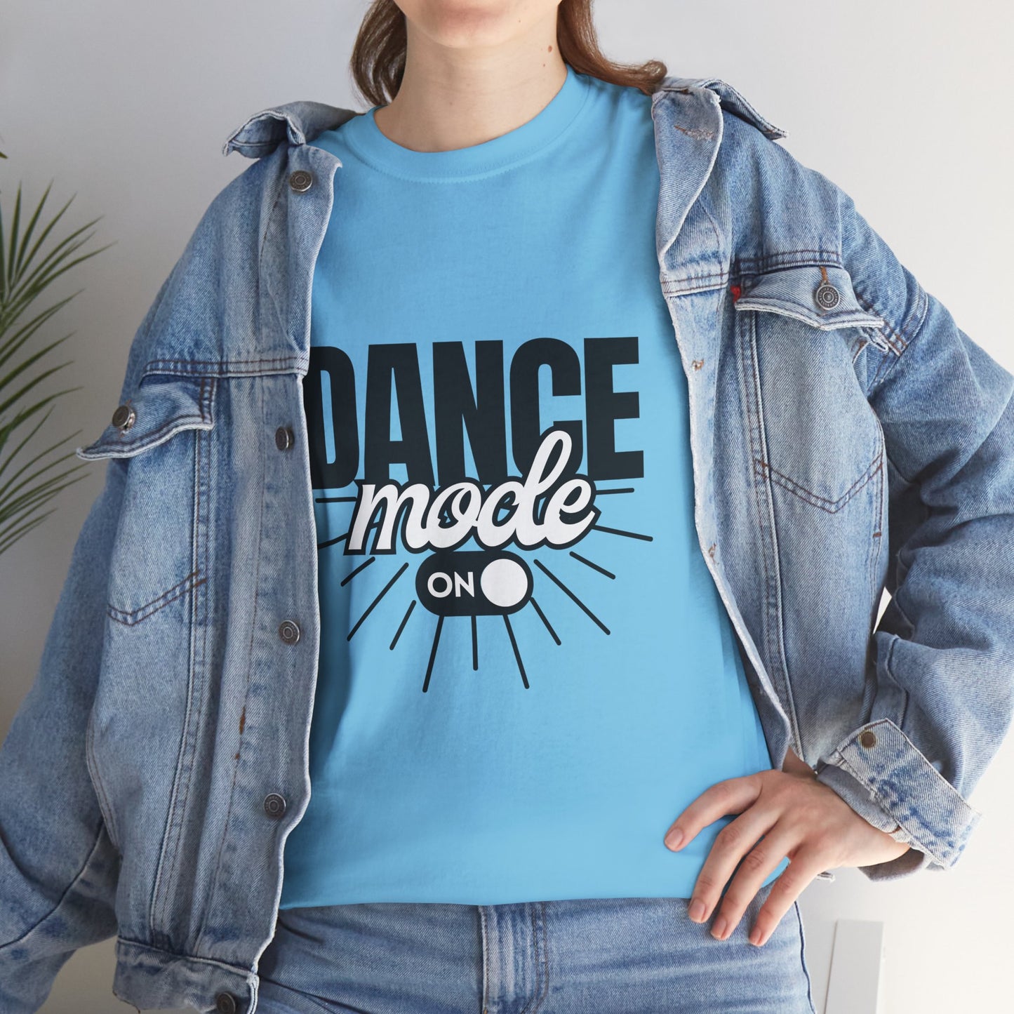 Dance Mode: On Unisex Heavy Cotton T-Shirt – Dance-Inspired Graphic Tee for Adults & Kids