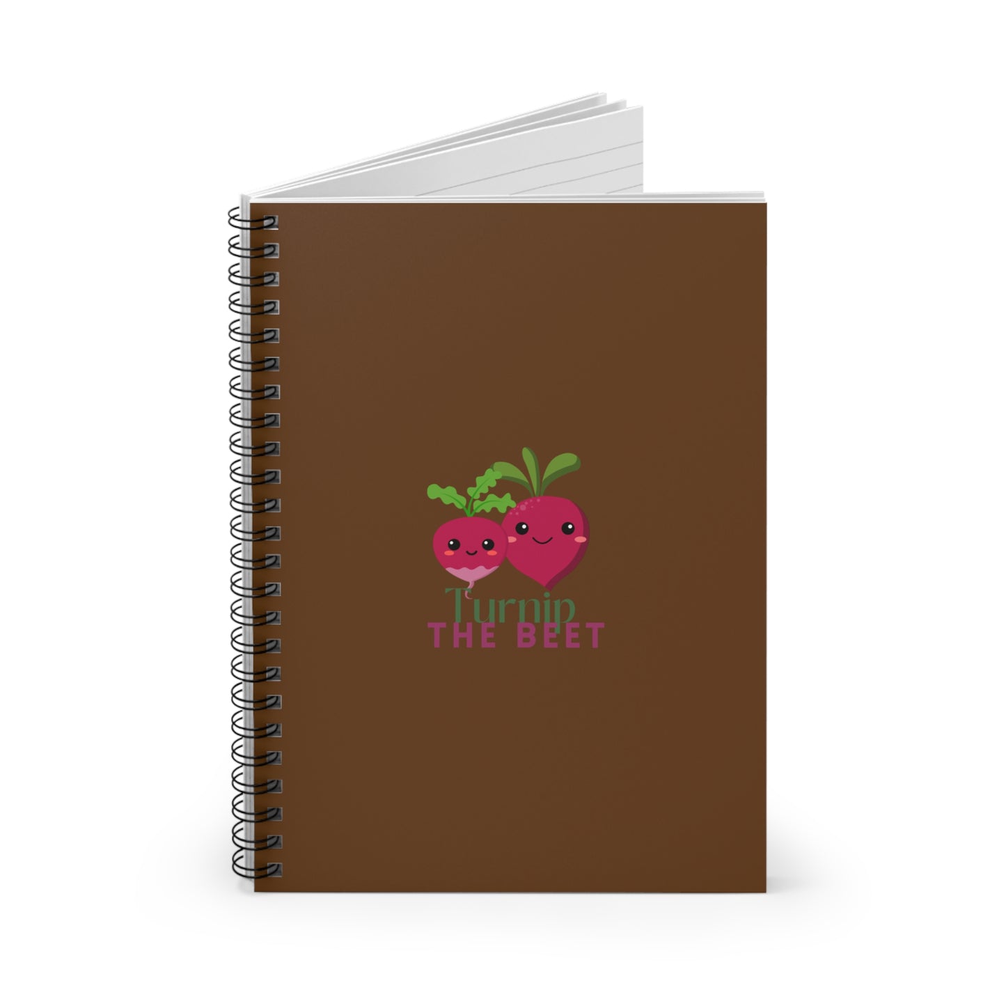 "Turnip the Beet" Spiral Notebook – Cute Veggie Dance Pun Journal for Dancers, Foodies & Pun Lovers