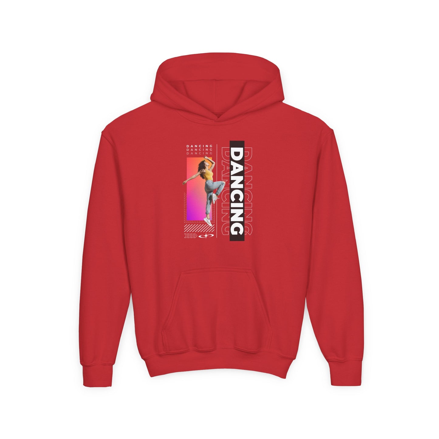 “Dancing” Female Dancer Streetwear Graphic | Unisex Youth Hoodie – Dance Hoodie for Kids & Young Performers