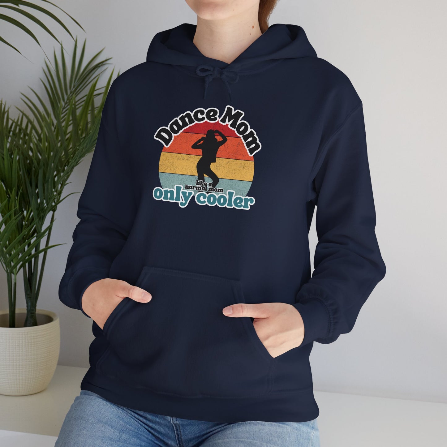 Dance Mom Hoodie – Retro Graphic Unisex Heavy Blend™ Sweatshirt for Proud Dance Moms – Fun Gift for Dance Recitals & Holidays