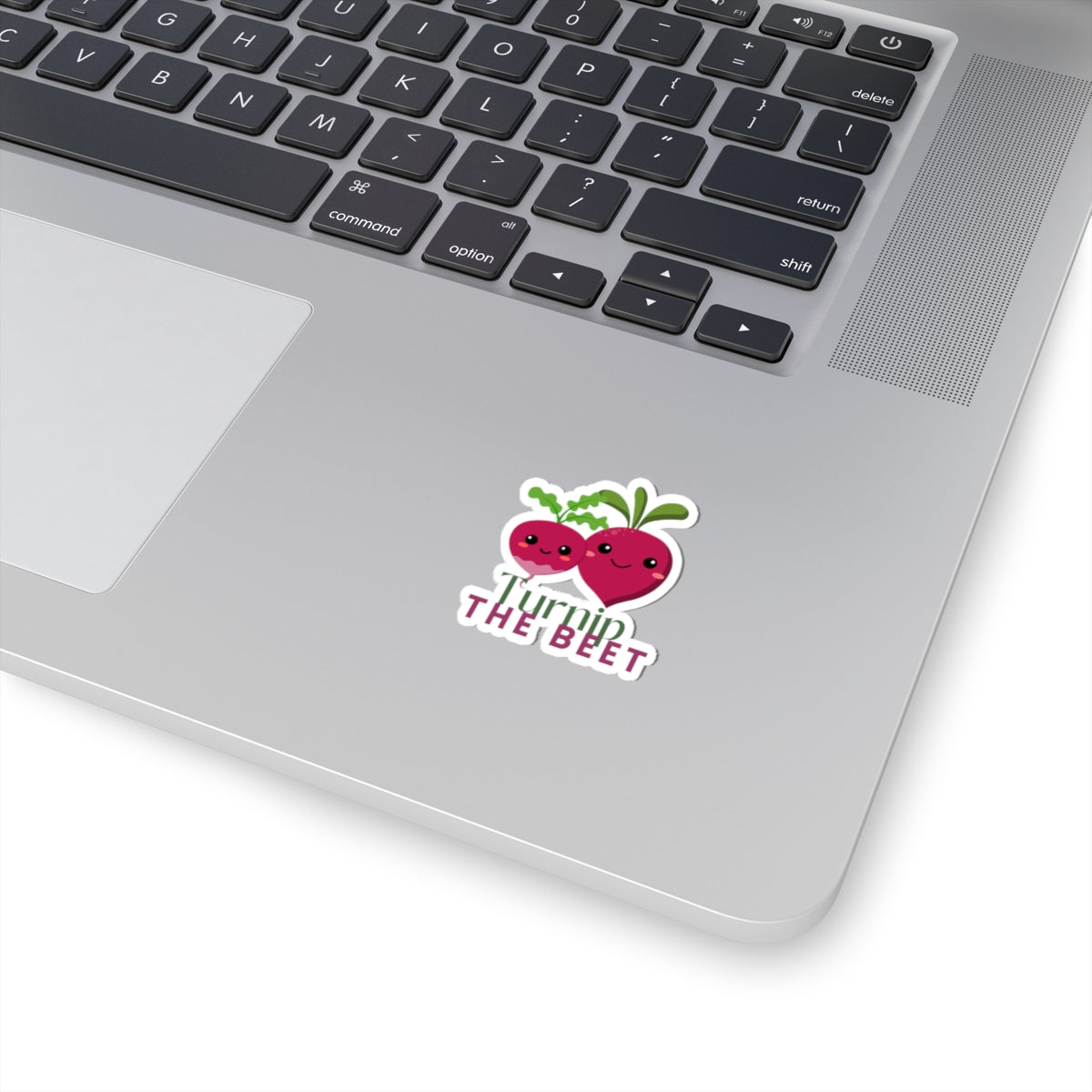 "Turnip the Beet" Kiss-Cut Sticker β Cute Vegetable Dance Pun Graphic β Fun Dance-Themed Vinyl Sticker for Laptops, Journals & Water Bottles