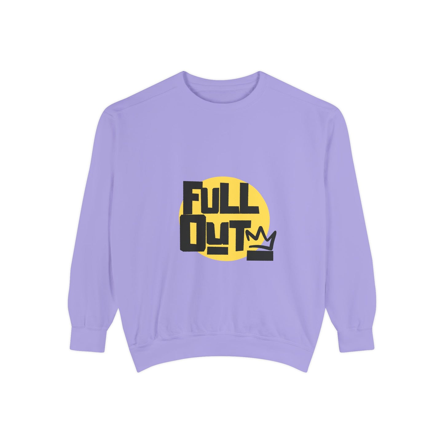 "Full Out" Unisex Lightweight Crewneck Sweatshirt – Bold Streetwear-Inspired Dance Graphic Pullover for Dancers & Performers