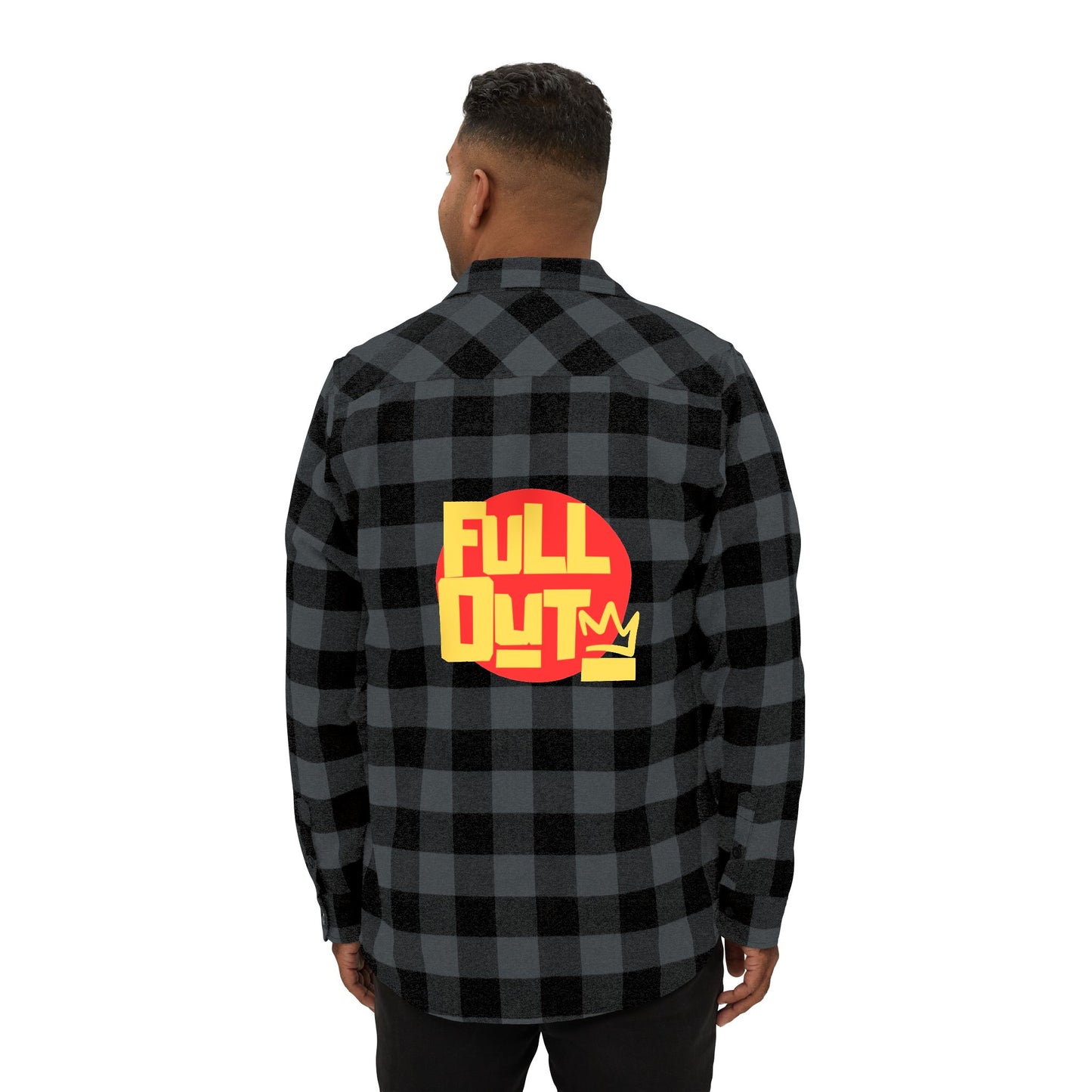 "Full Out" Flannel Shirt β Unisex Streetwear Style Button-Up from the Full Out Premium Collection