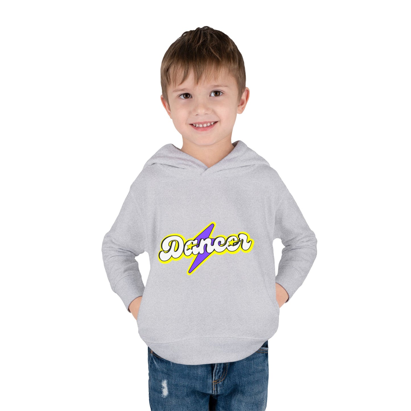 "Dancer" Superhero Toddler Pullover Fleece Hoodie – Cozy Dance-Themed Sweatshirt for Kids