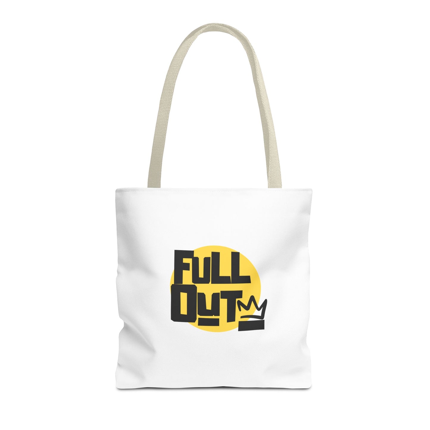 "Full Out" Dance Canvas Tote Bag – Streetwear-Inspired Graphic Dance Bag for Rehearsals, Classes & Everyday Use