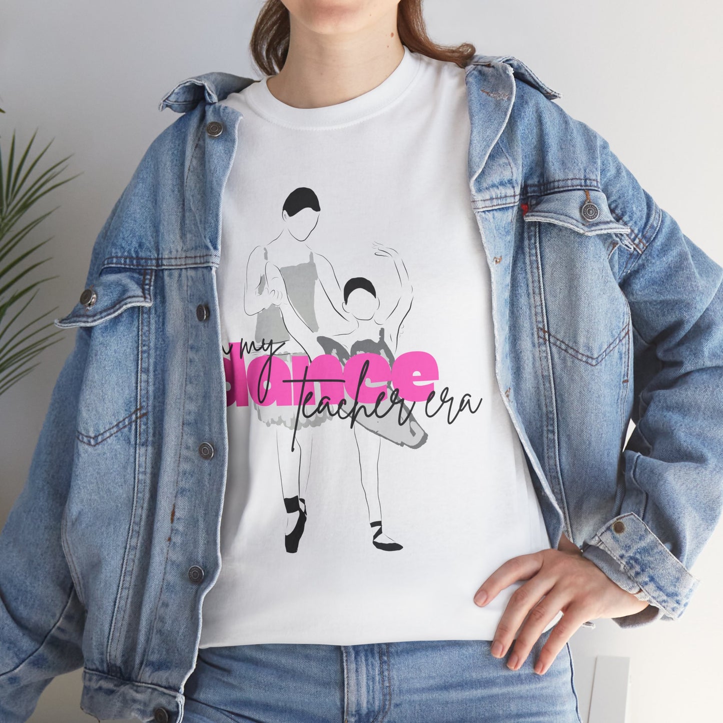 "In My Dance Teacher Era" Ballet Graphic Unisex Heavy Cotton Tee – Ballet Instructor Gift Shirt