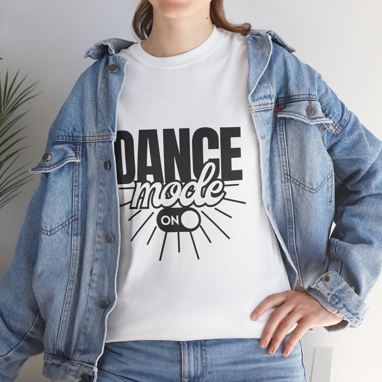Dance Mode: On Unisex Heavy Cotton T-Shirt – Dance-Inspired Graphic Tee for Adults & Kids