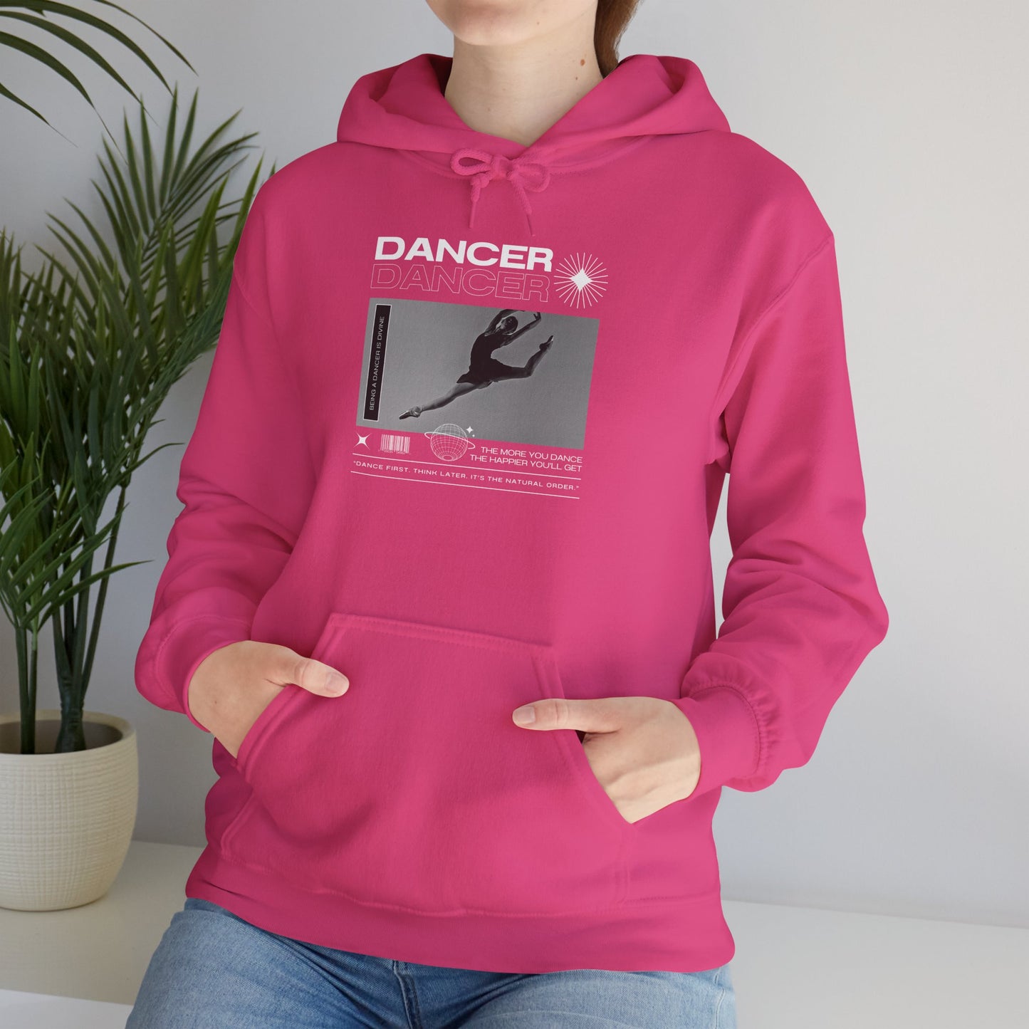 Dancer Streetwear Hoodie – Unisex Heavy Blend™ Hooded Sweatshirt with Inspiring Dance Mottos