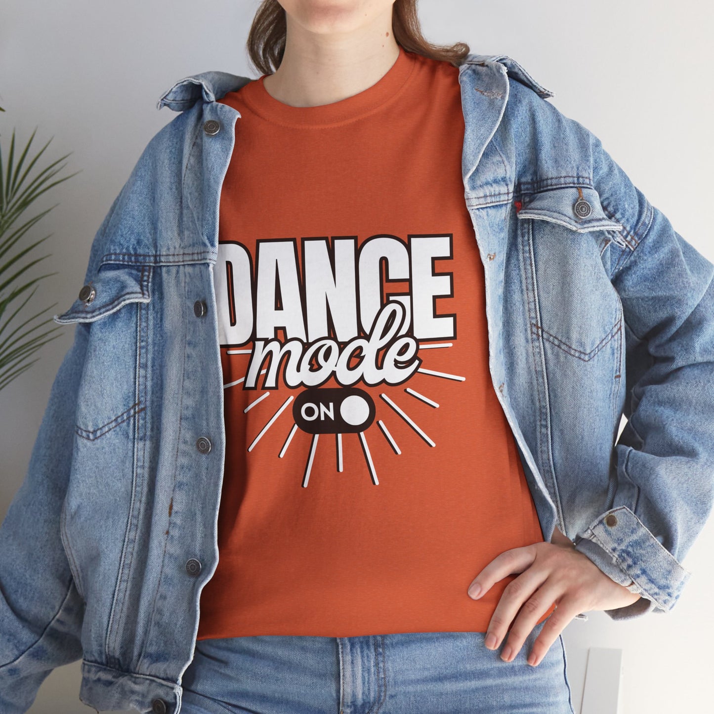 Dance Mode: On Unisex Heavy Cotton T-Shirt – Dance-Inspired Graphic Tee for Adults & Kids