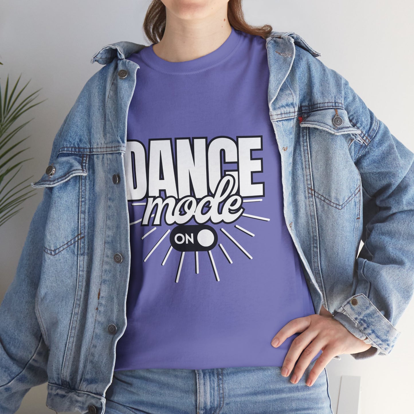 Dance Mode: On Unisex Heavy Cotton T-Shirt – Dance-Inspired Graphic Tee for Adults & Kids