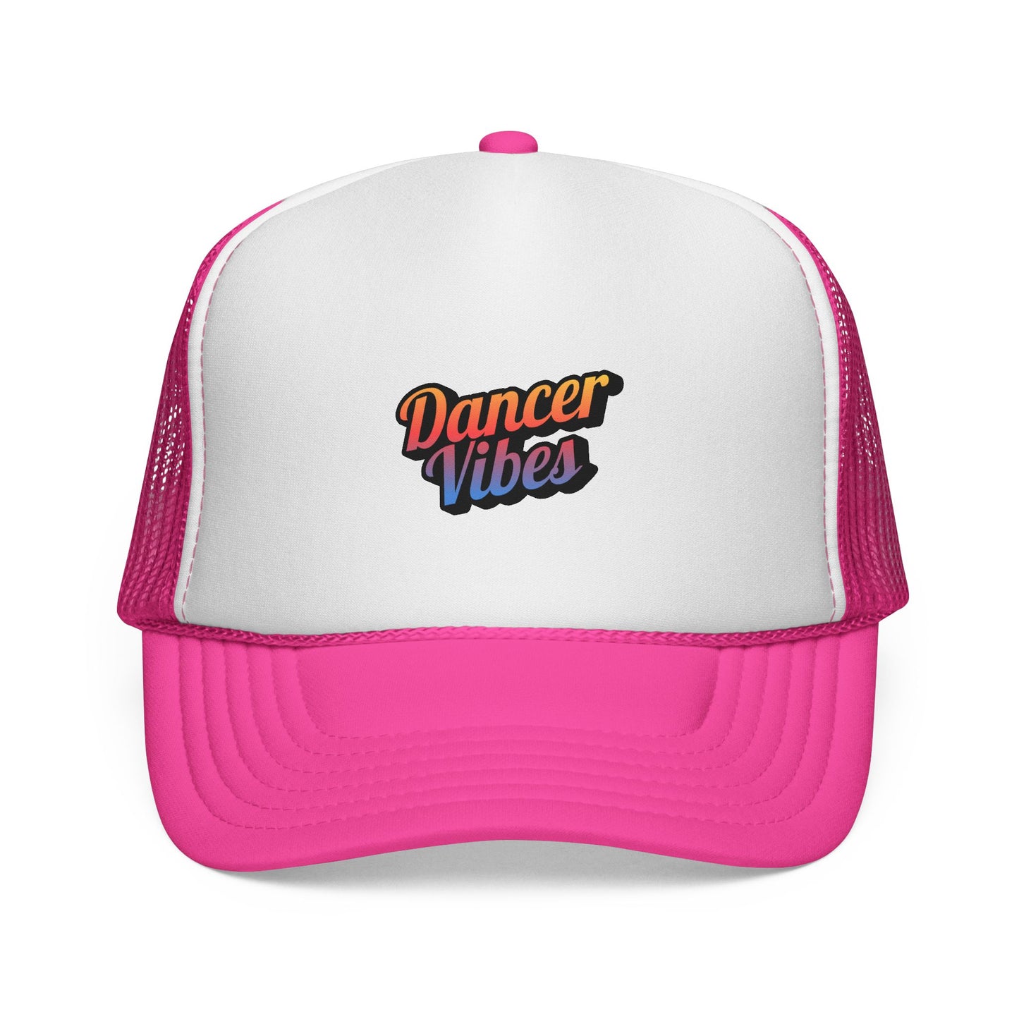 "Dancer Vibes" Trucker Hat – Colorful Unisex Dance-Themed Cap for Performers, Instructors & Dance Lovers