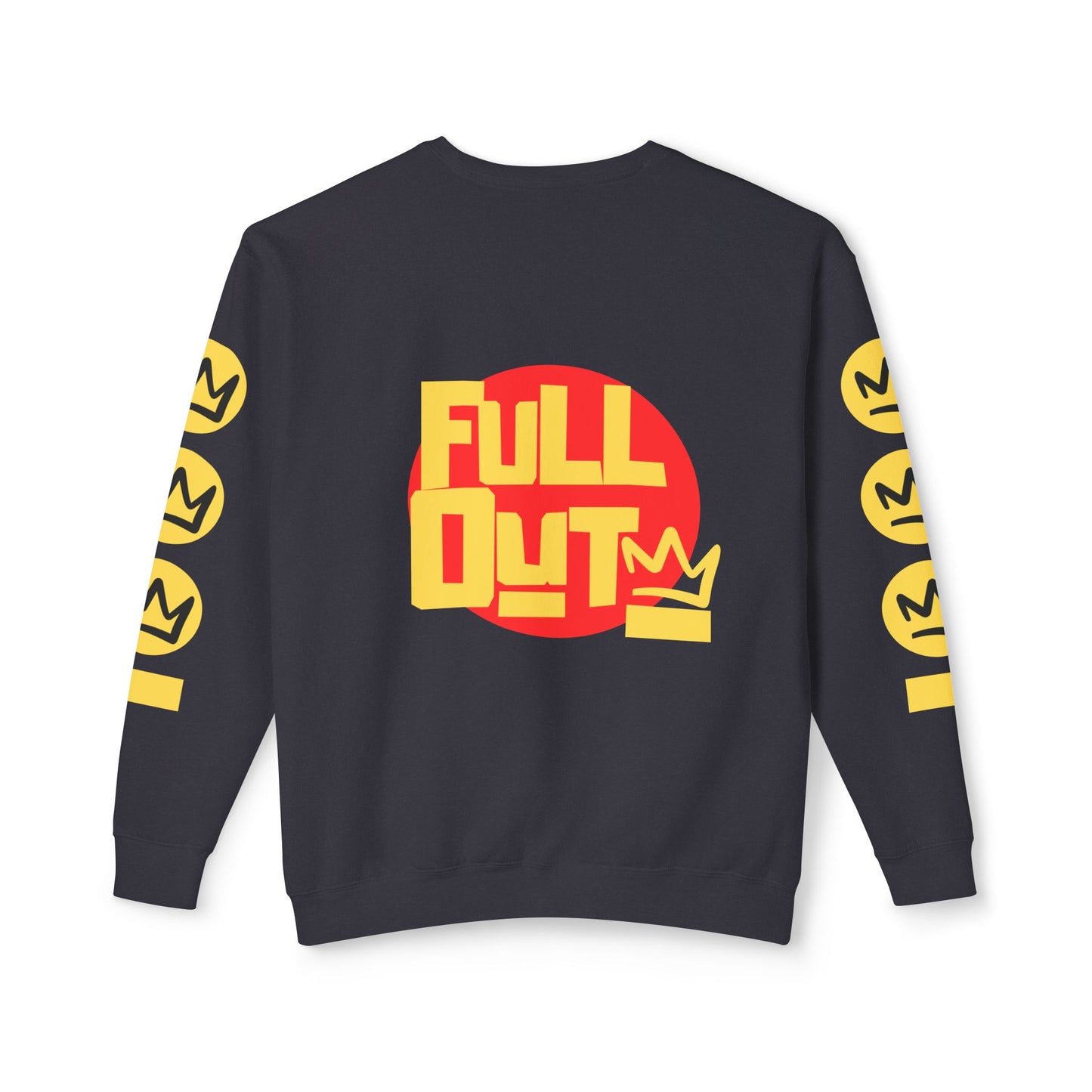 "Full Out" Lightweight Crewneck Sweatshirt – Unisex Streetwear Pullover from the Full Out Premium Collection