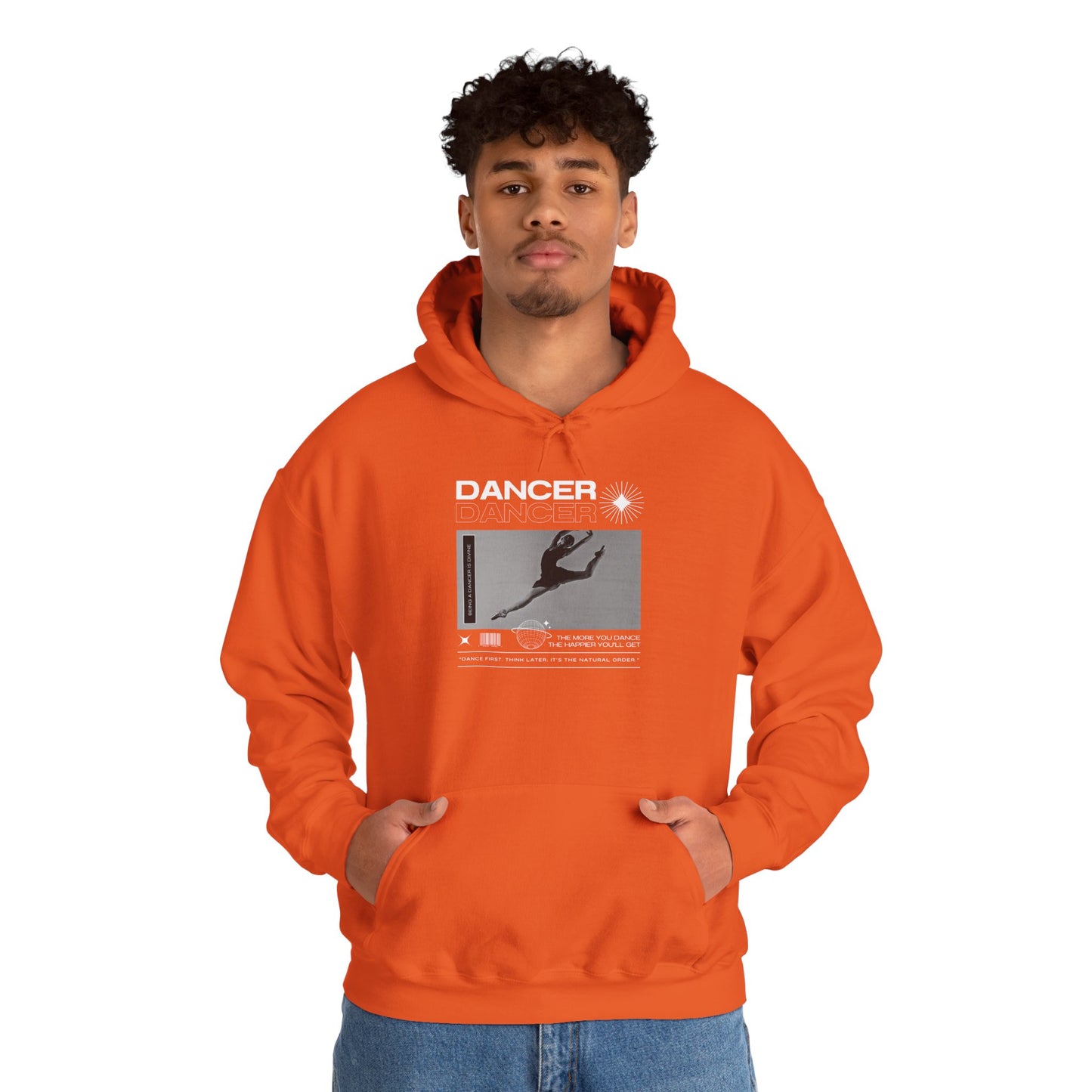 Dancer Streetwear Hoodie – Unisex Heavy Blend™ Hooded Sweatshirt with Inspiring Dance Mottos