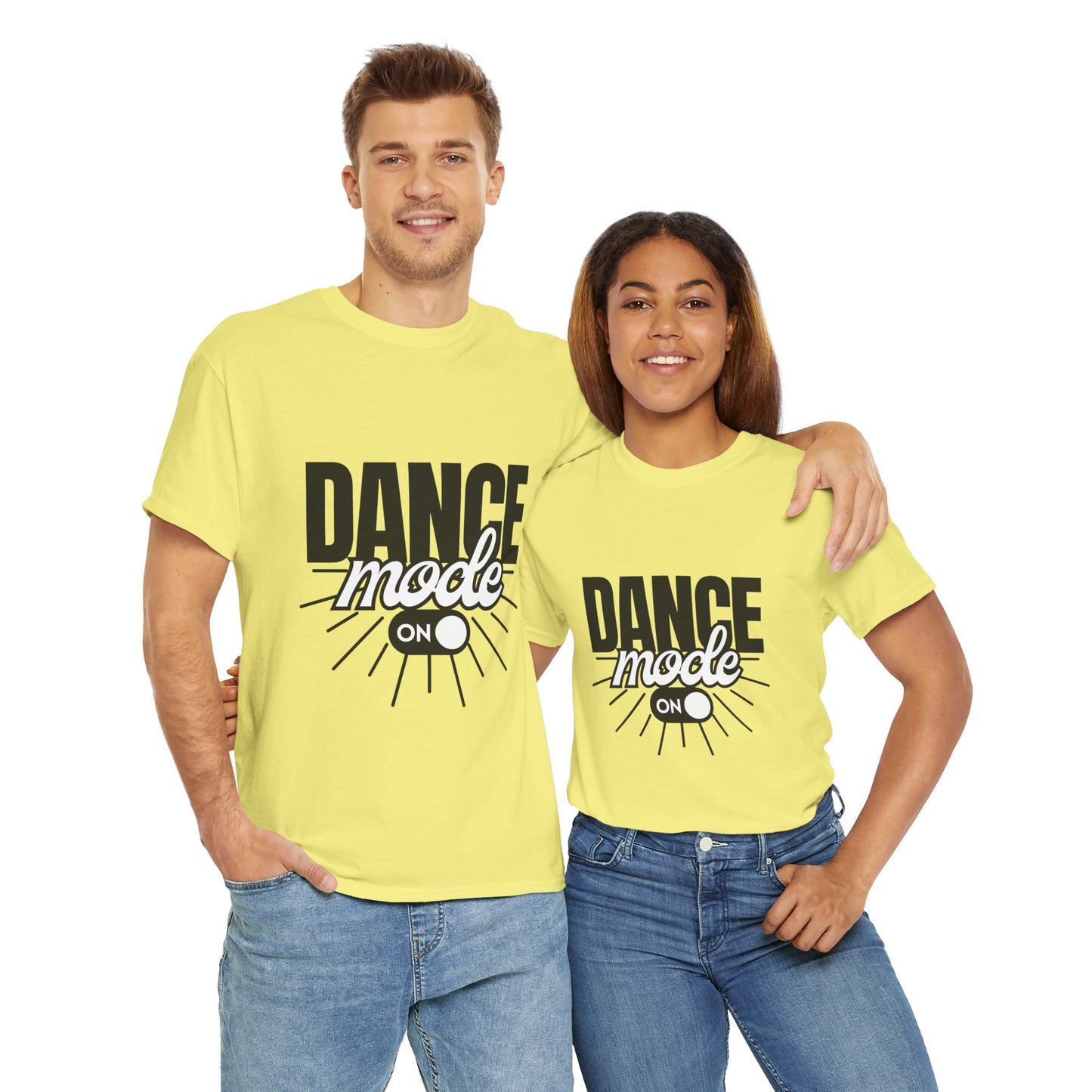 Dance Mode: On Unisex Heavy Cotton T-Shirt – Dance-Inspired Graphic Tee for Adults & Kids