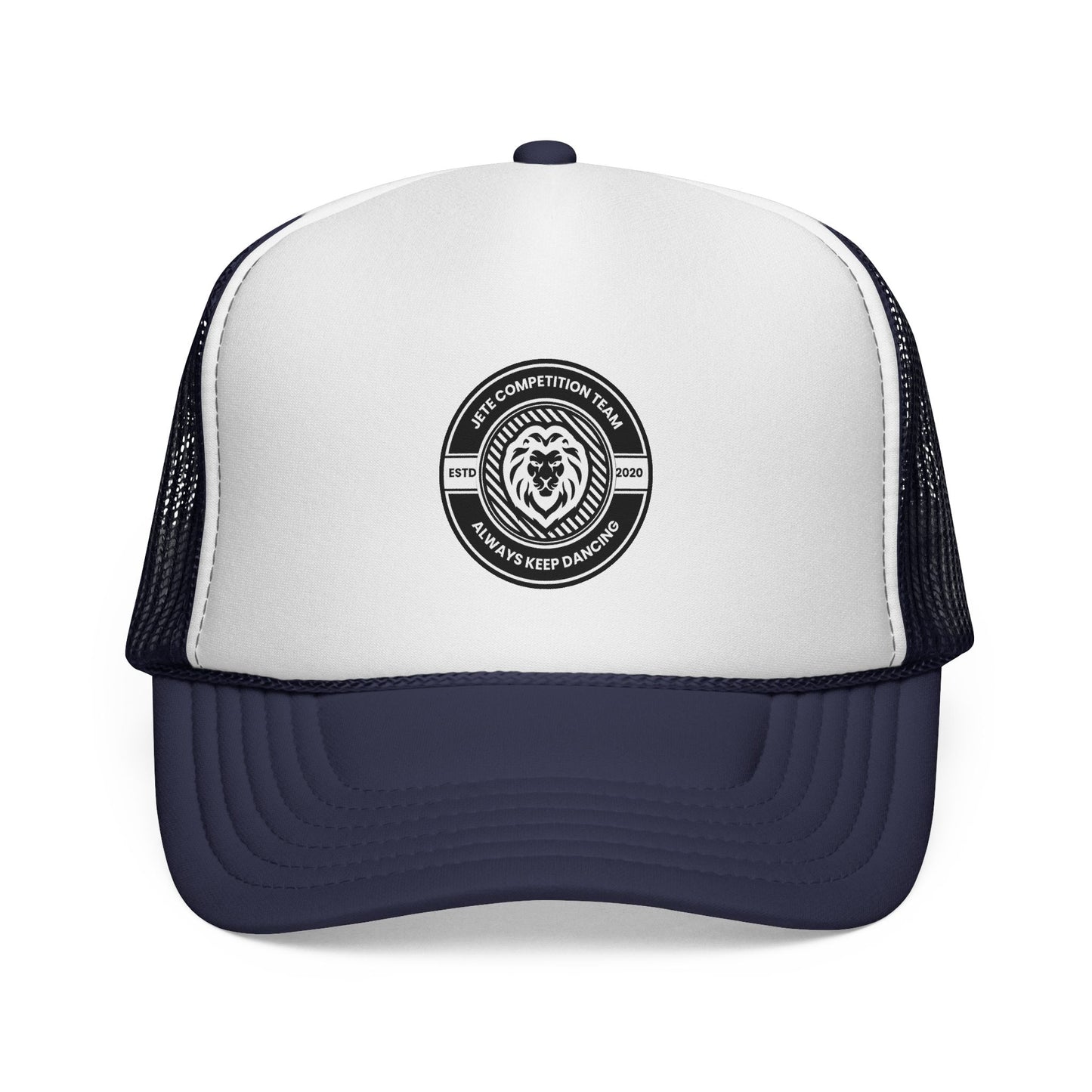 "Jeté Competition Team - Always Keep Dancing" Trucker Hat – Collegiate-Inspired Dance Team Cap with Motto