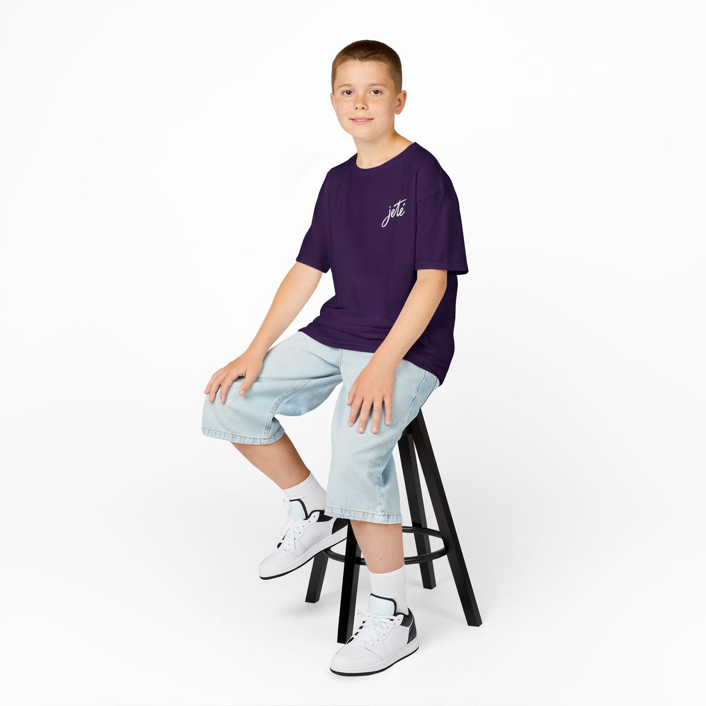 “Jeté” Official Logo | Ballet & Dance T-Shirt for Kids & Young Dance Enthusiasts - Youth Short Sleeve Tee