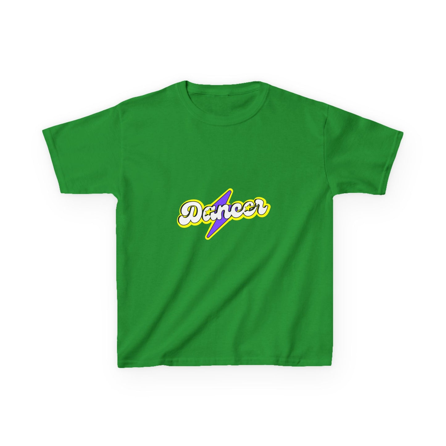 "Dancer" Youth Short Sleeve Tee – Superhero-Inspired Graphic Dance Shirt for Kids and Young Performers