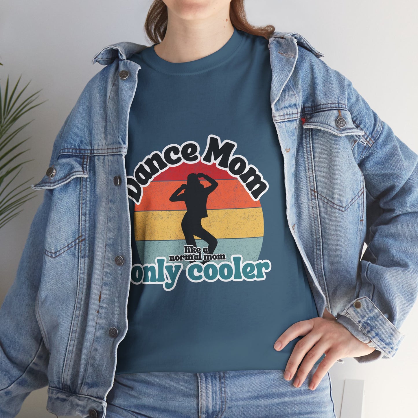 "Dance Mom" T-Shirt – Funny Retro Graphic Tee for Cool Moms | Unisex Heavy Cotton Tee