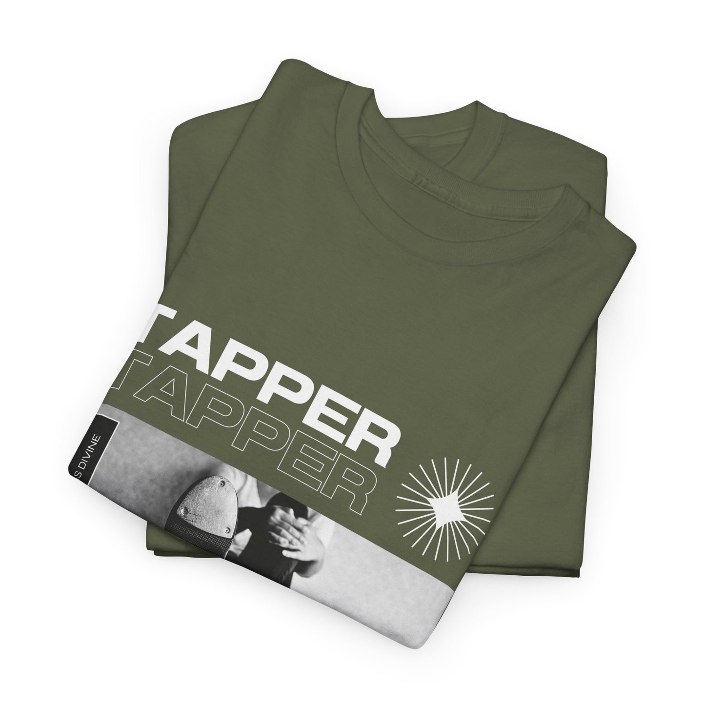 “Tapper” Tap Dance Unisex Heavy Cotton Tee – Streetwear-Inspired Tap Shoes Graphic T-Shirt for Dancers