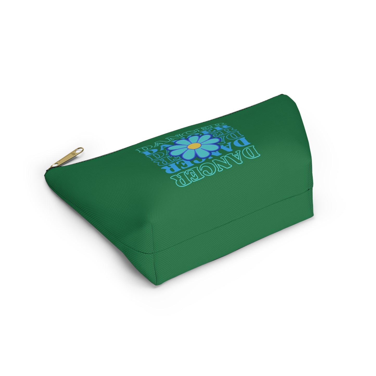 "Dancer" Makeup Bag – Elegant Floral Dance Graphic – Stylish Zipper Pouch for Cosmetics, Accessories & Gifts for Dancers