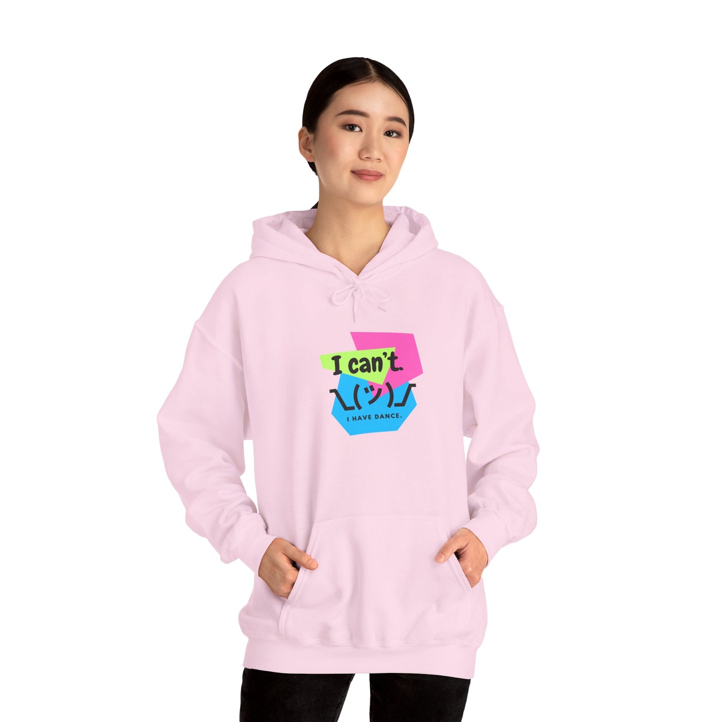 "I Can’t. I Have Dance." Unisex Hooded Sweatshirt – Retro 80s Emoji Graphic Hoodie for Dancers | Jeté Dance-Inspired Loungewear