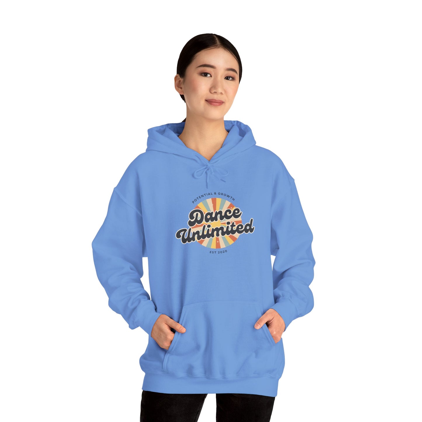 "Dance Unlimited – Potential & Growth" Retro Unisex Hoodie Dance-Inspired Sweatshirt