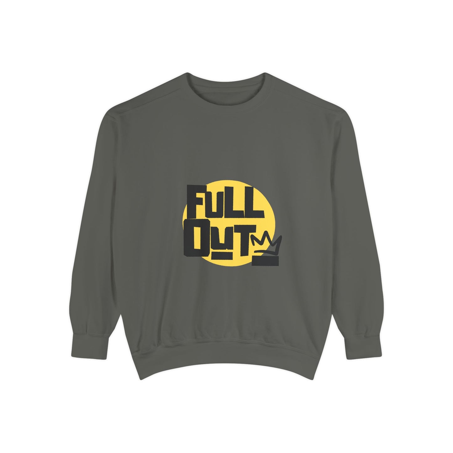"Full Out" Unisex Lightweight Crewneck Sweatshirt – Bold Streetwear-Inspired Dance Graphic Pullover for Dancers & Performers