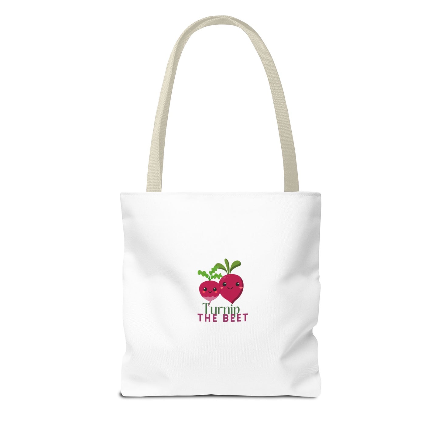 "Turnip the Beet" Canvas Tote Bag – Cute Veggie Graphic Dance-Themed Reusable Bag for Grocery Runs, Dance Class & Everyday Use