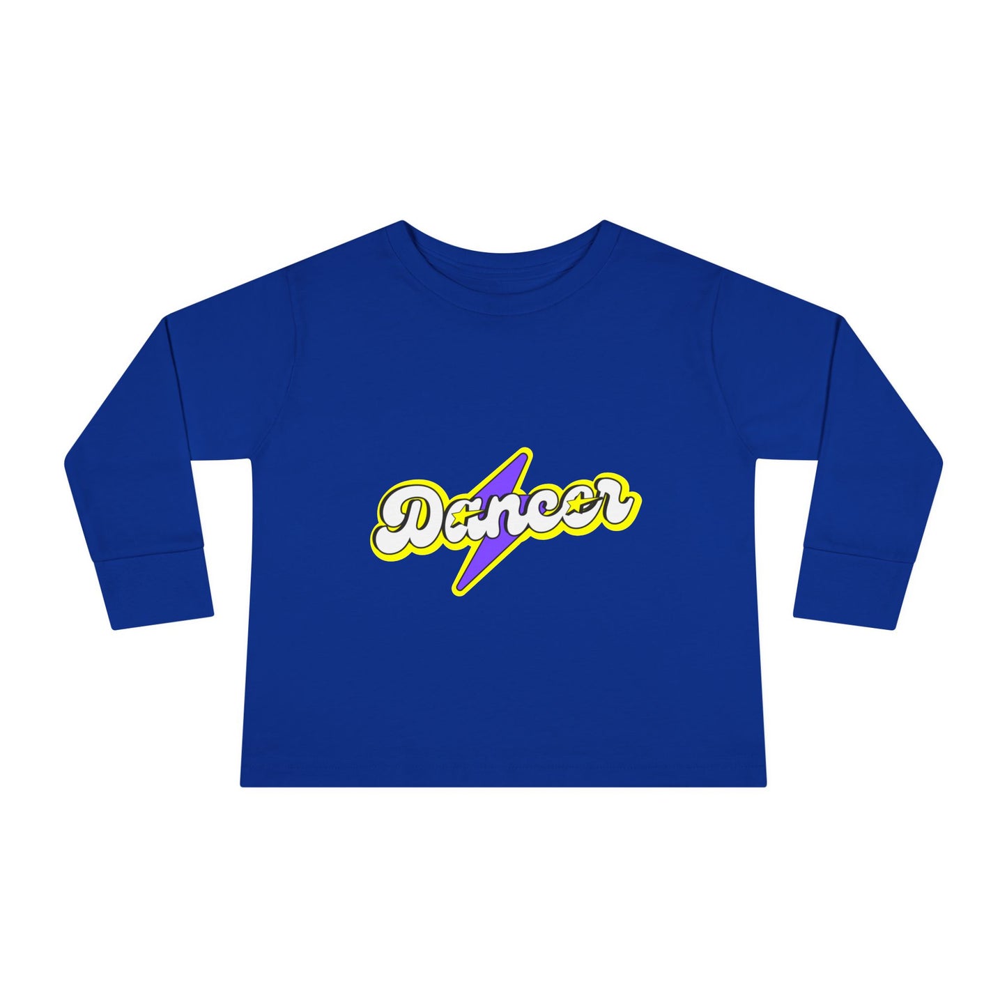 "Dancer" Toddler Dance T-Shirt – Bold Superhero-Inspired Long Sleeve Tee for Kids