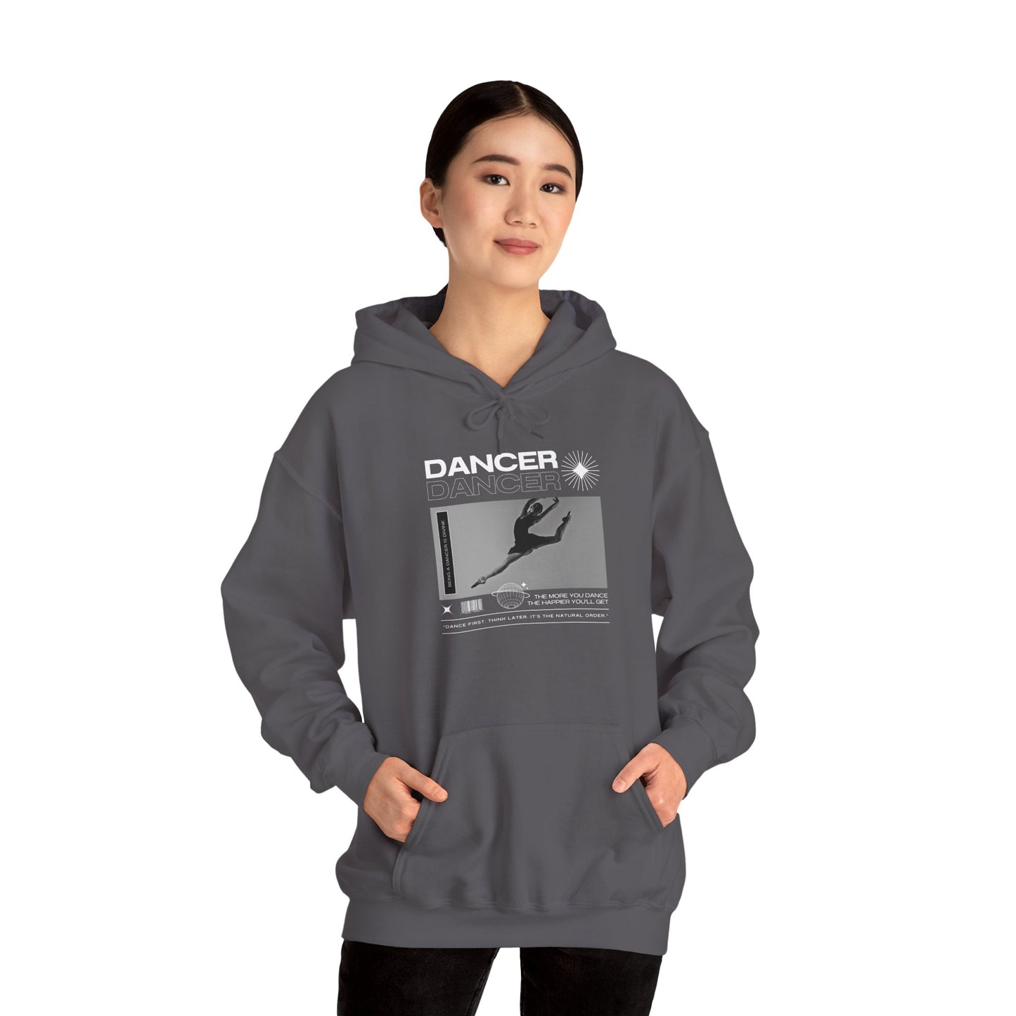 Dancer Streetwear Hoodie – Unisex Heavy Blend™ Hooded Sweatshirt with Inspiring Dance Mottos