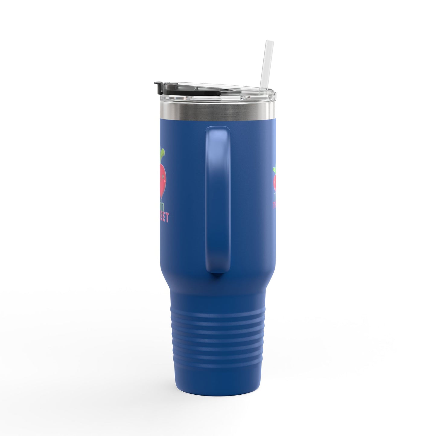 "Turnip the Beet" 40oz Insulated Travel Mug – Cute Veggie Dance Pun Tumbler for Music & Dance Lovers | Jete Shop 🥬🎶✨