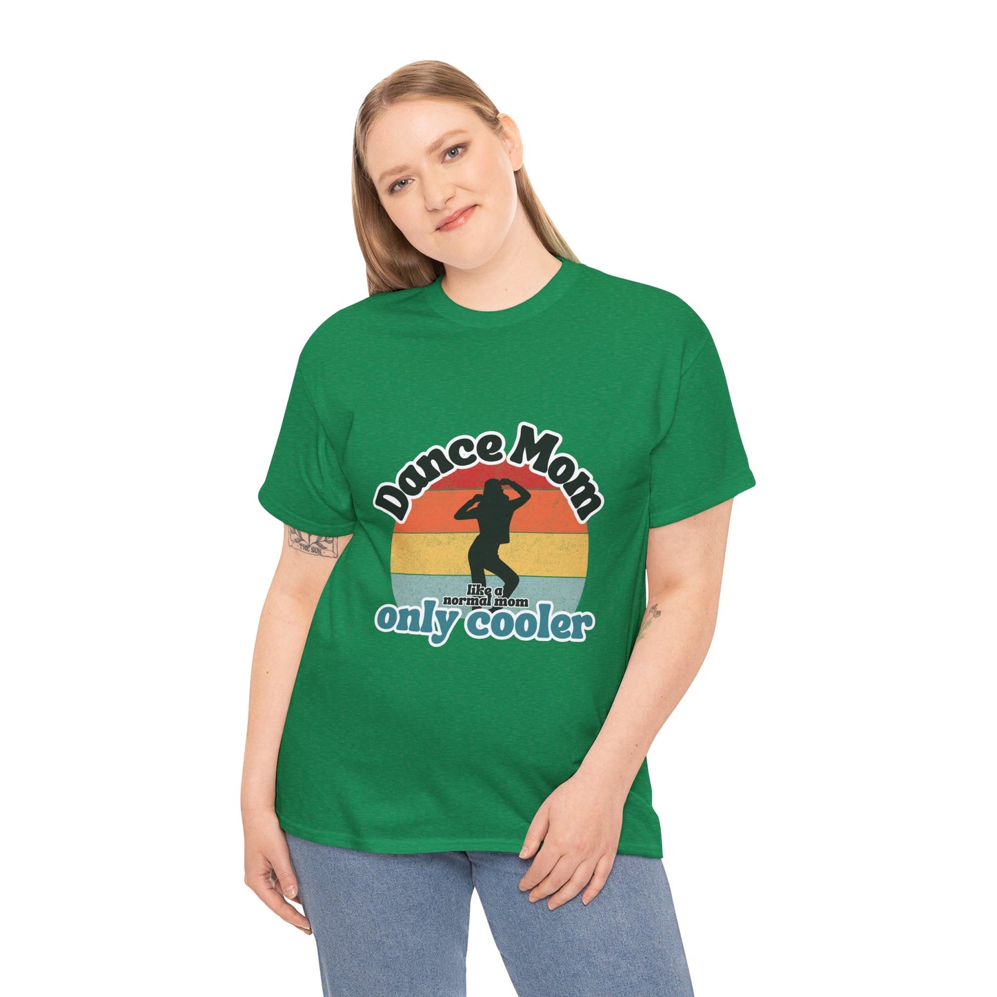 "Dance Mom" T-Shirt – Funny Retro Graphic Tee for Cool Moms | Unisex Heavy Cotton Tee