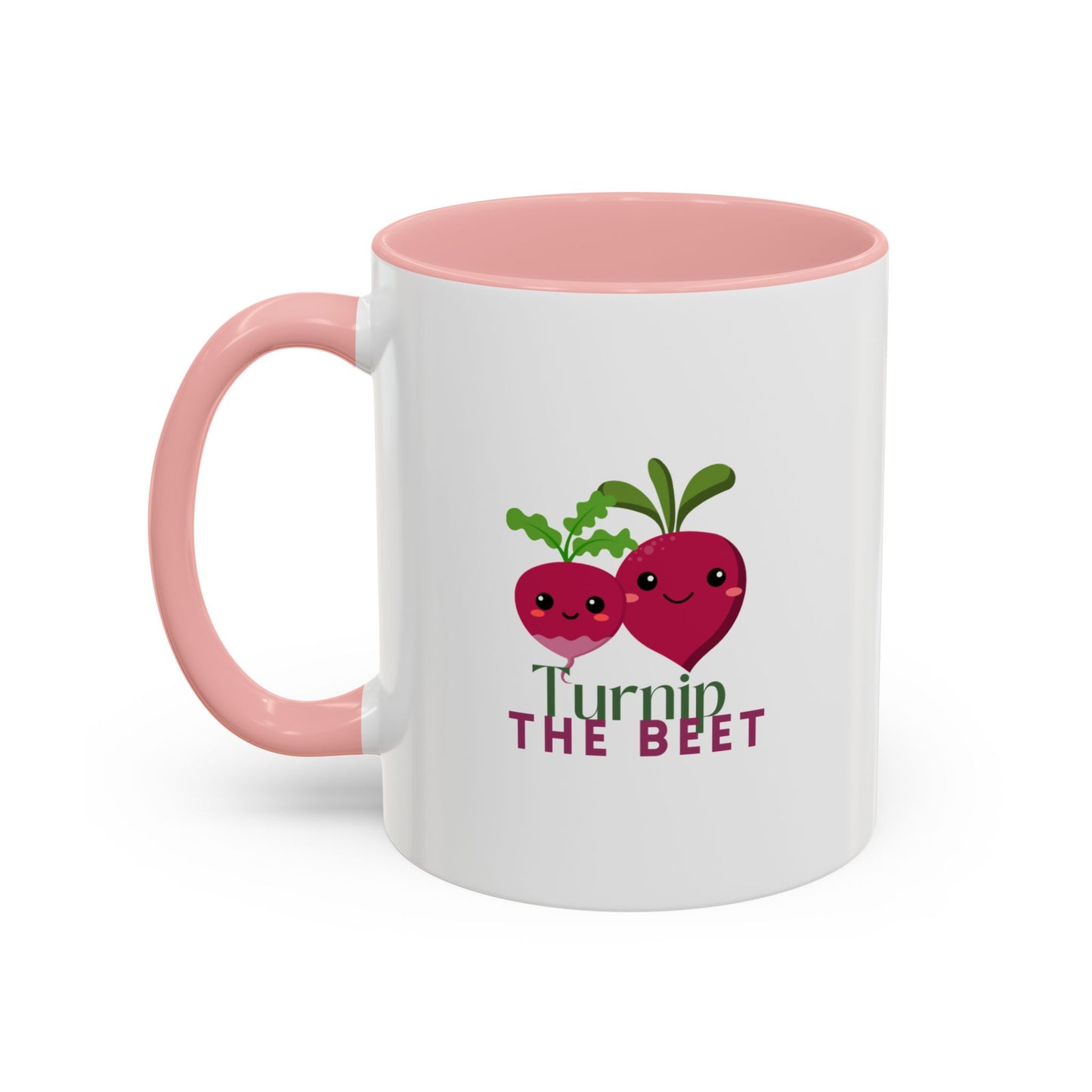 "Turnip the Beet" Accent Coffee Mug – Funny Dance Pun Ceramic Mug for Dancers and Music Lovers