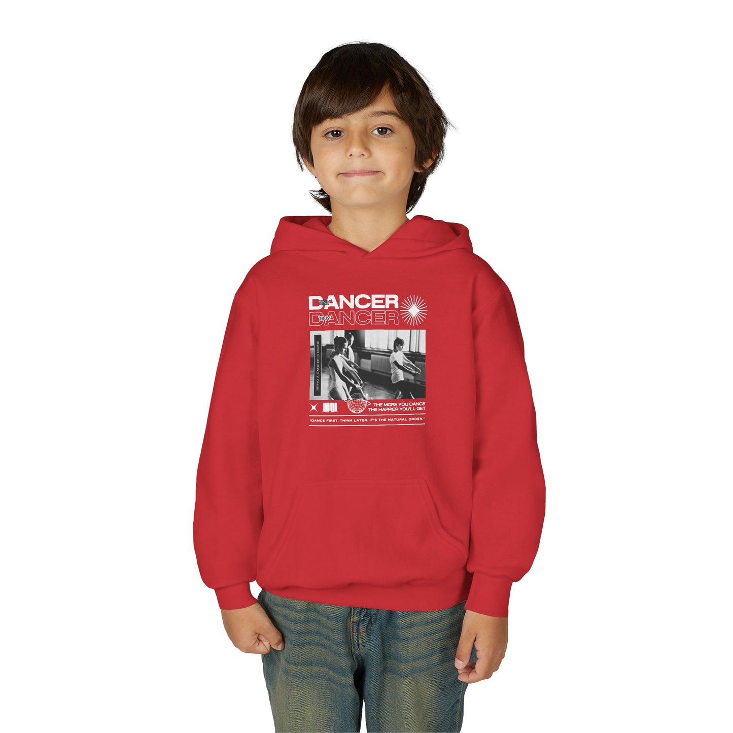“Dancer” Young Ballet Class Graphic | Unisex Youth Hoodie – Streetwear-Inspired Ballet Dance Hoodie for Kids & Aspiring Dancers