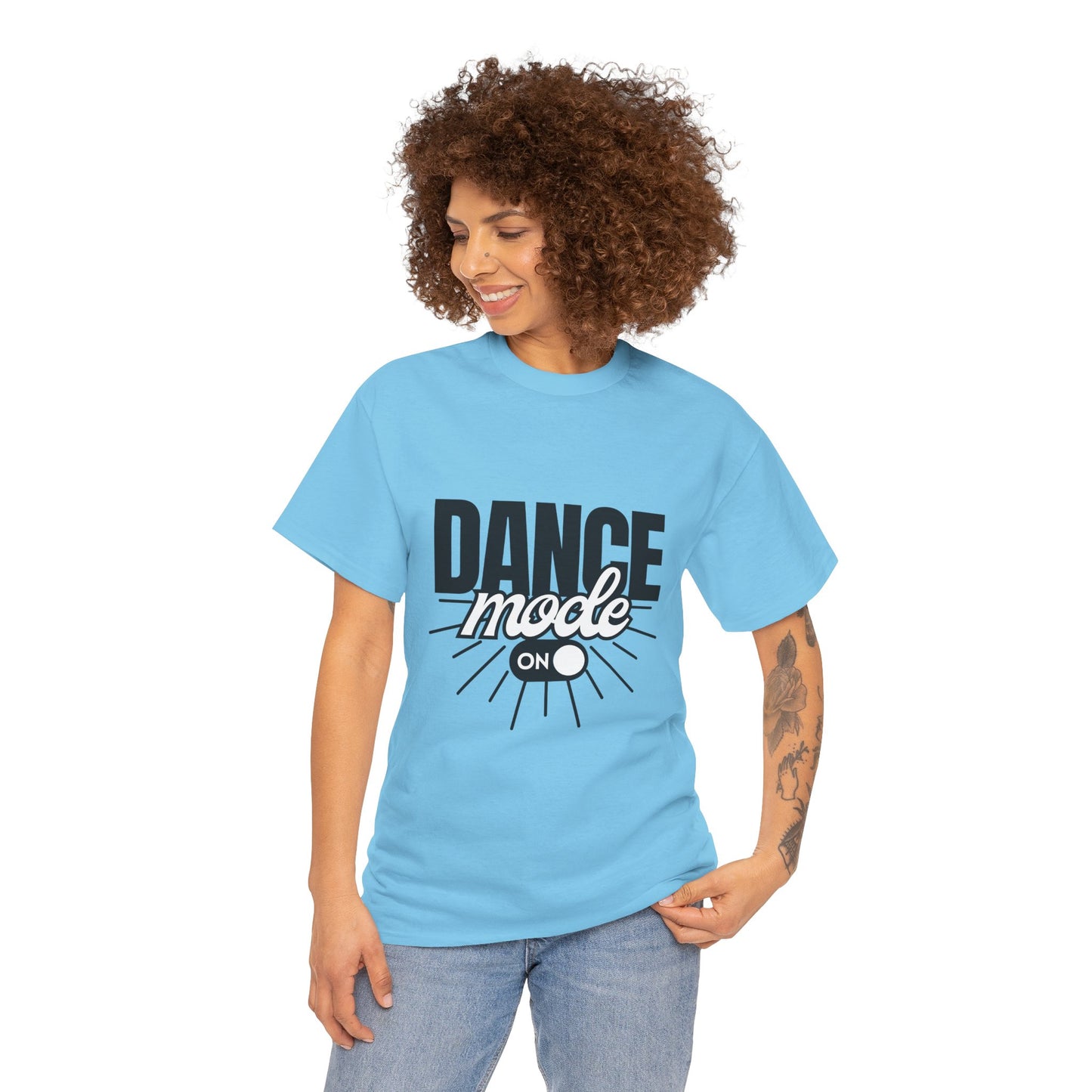 Dance Mode: On Unisex Heavy Cotton T-Shirt – Dance-Inspired Graphic Tee for Adults & Kids