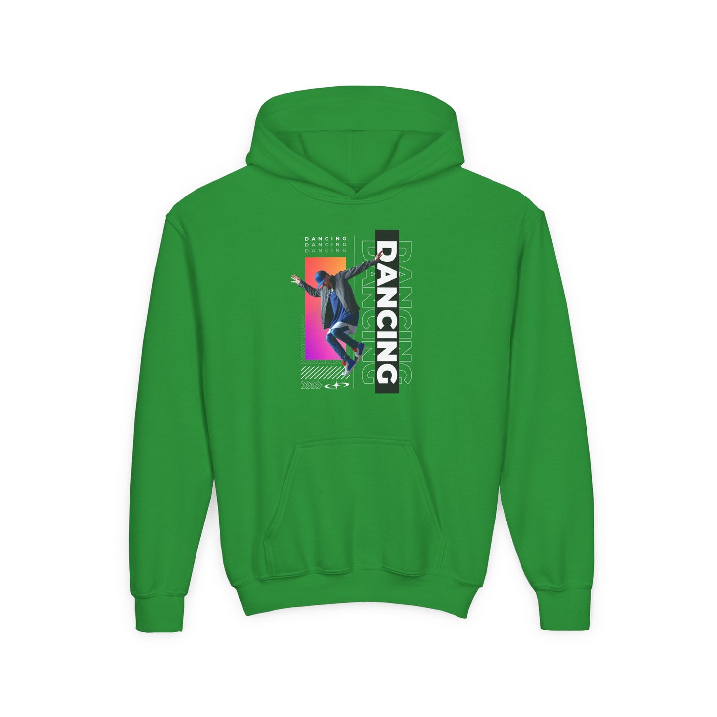“Dancing” Male Dancer Streetwear Graphic | Unisex Youth Hoodie – Dance Hoodie for Kids & Young Performers