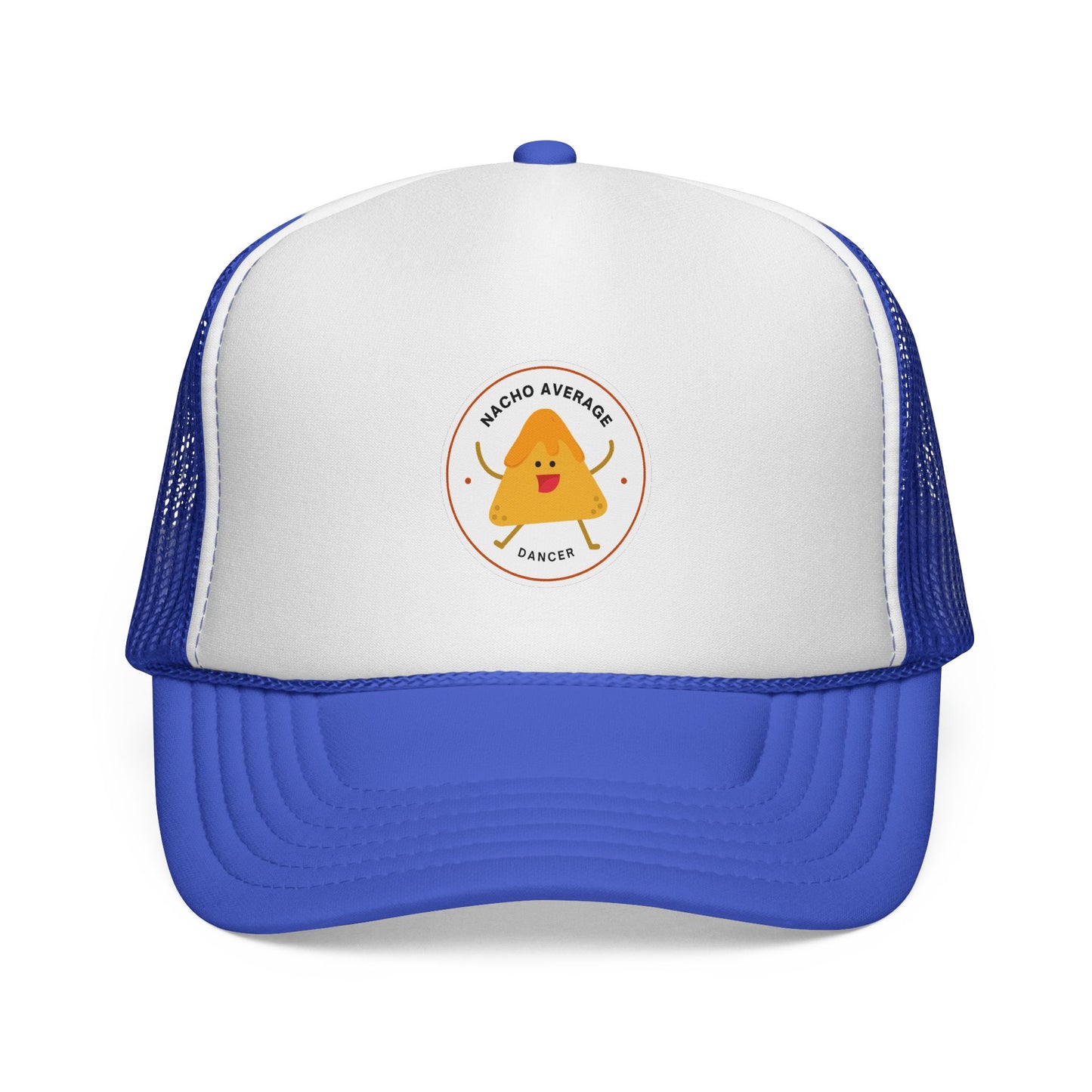 "Nacho Average Dancer" Trucker Hat – Kawaii Nacho Graphic Unisex Dance Cap | Funny Dance-Themed Hat for Adults & Teens