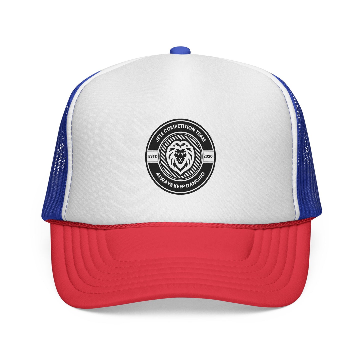 "Jeté Competition Team - Always Keep Dancing" Trucker Hat – Collegiate-Inspired Dance Team Cap with Motto