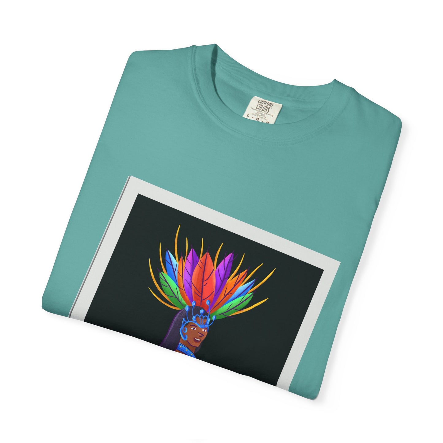 "Shake It Like a Samba Star" Unisex Garment-Dyed Dance T-Shirt – Bold Carnival-Inspired Graphic Tee for Dancers
