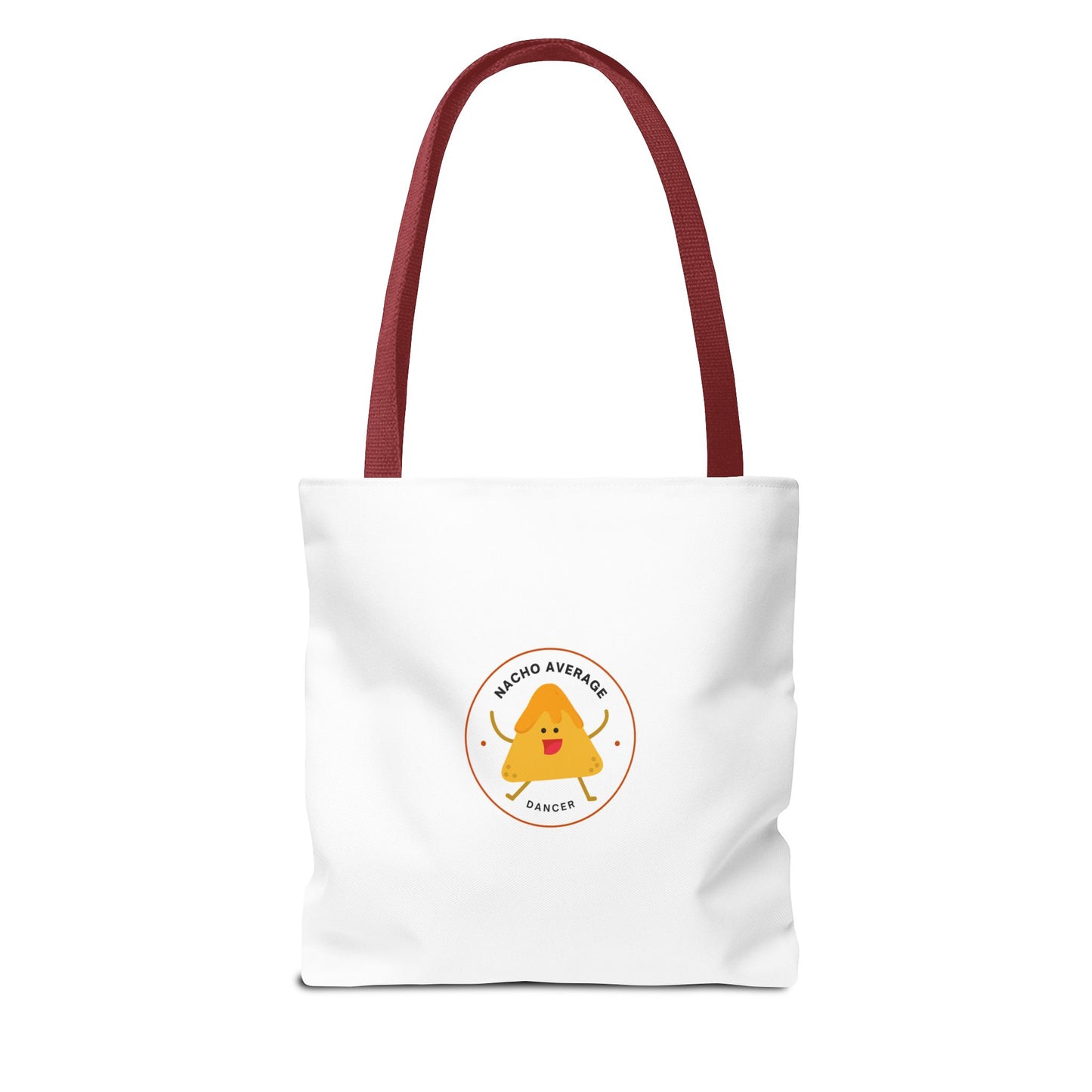 "Nacho Average Dancer" Canvas Tote Bag – Funny Kawaii Dance Tote with Nacho Graphic for Dancers & Dance Moms