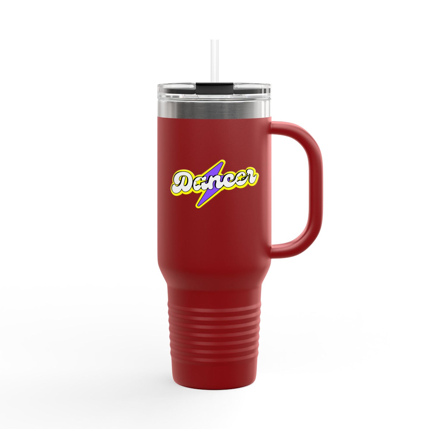 "Dancer" Superhero 40oz Insulated Travel Mug – Bold Stainless Steel Tumbler for Dance Lovers