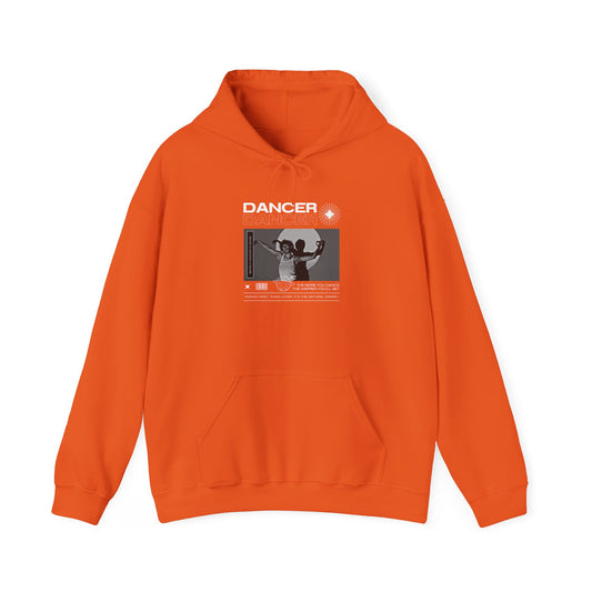 “Dancer” Contemporary Dancer in Spotlight Graphic | Streetwear-Inspired Dance Hoodie for Modern Dance Lovers - Unisex Heavy Blend™ Hooded Sweatshirt