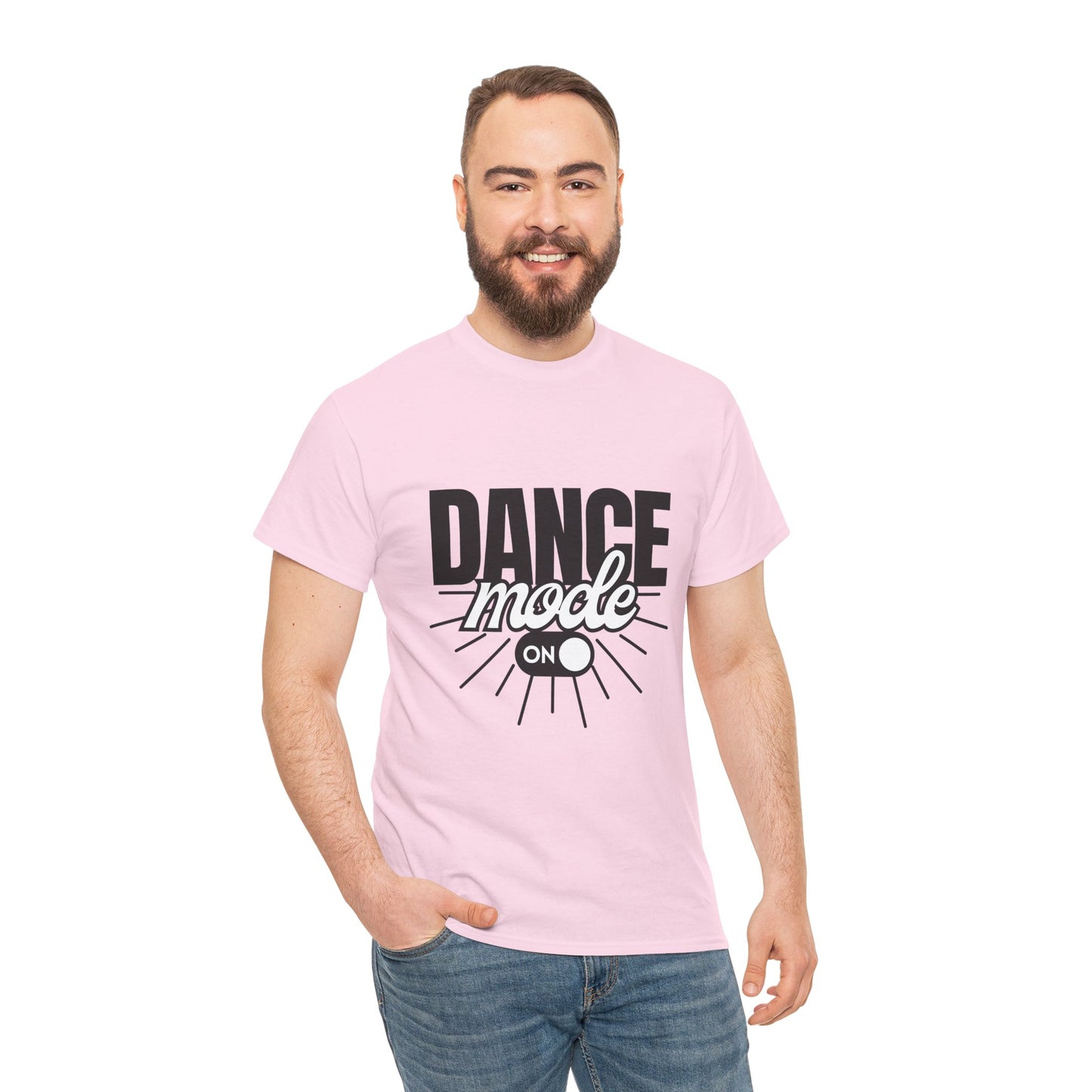 Dance Mode: On Unisex Heavy Cotton T-Shirt – Dance-Inspired Graphic Tee for Adults & Kids