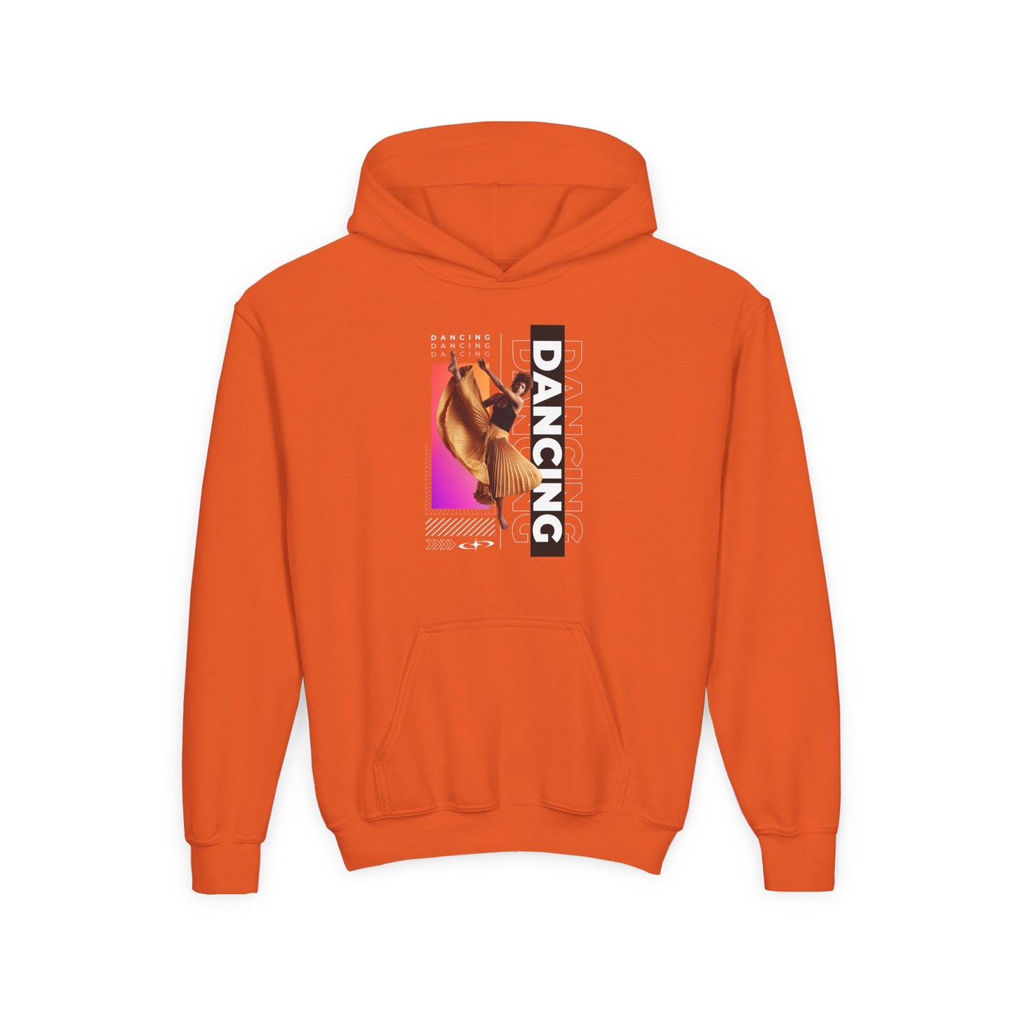 “Dancing” Female Dancer Streetwear Graphic | Unisex Youth Hoodie – Dance Hoodie for Kids & Young Performers