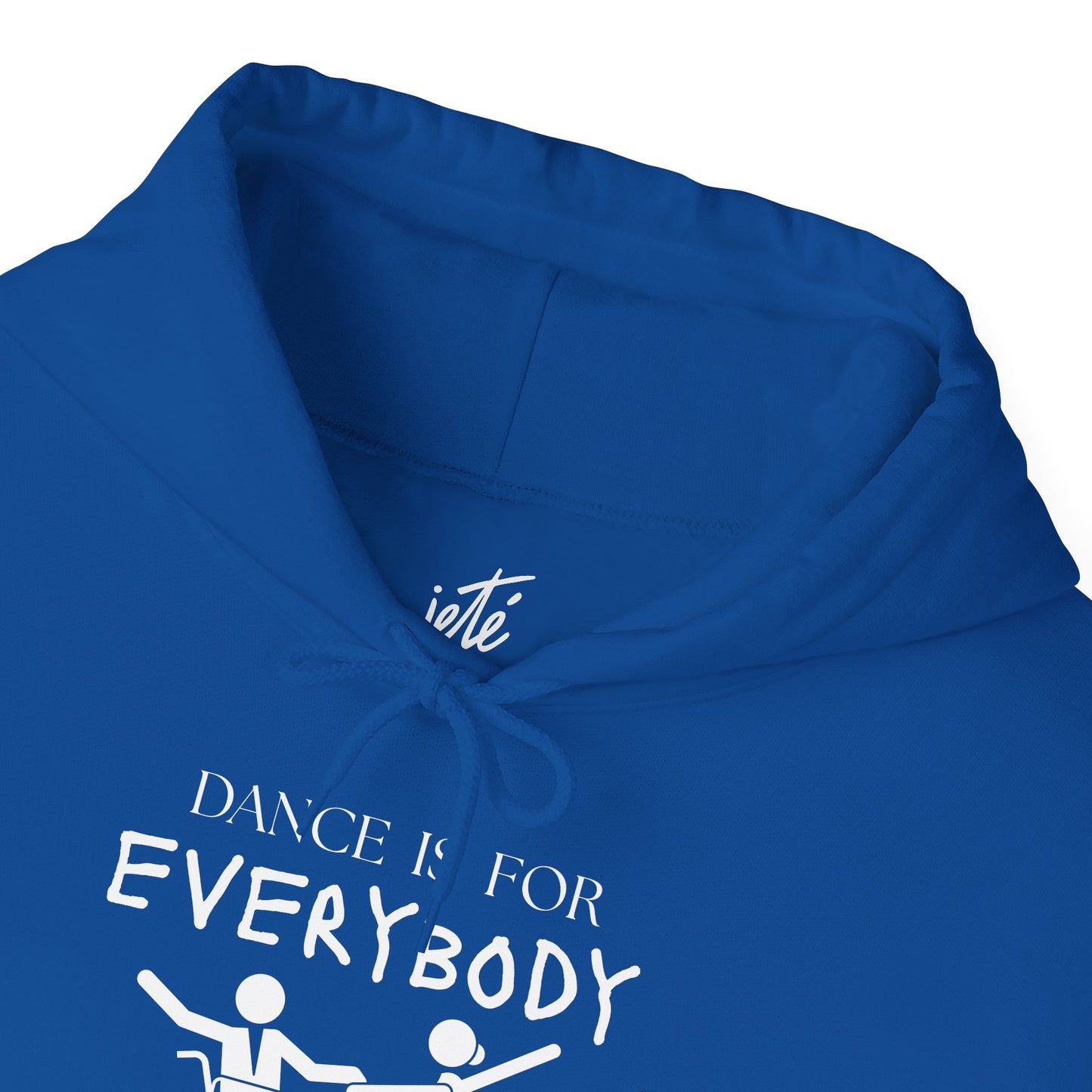 "Dance Is for Everybody" Unisex Hoodie – Inclusive Dance-Themed Hoodie for Teens and Adults with Personalization Option on Sleeve