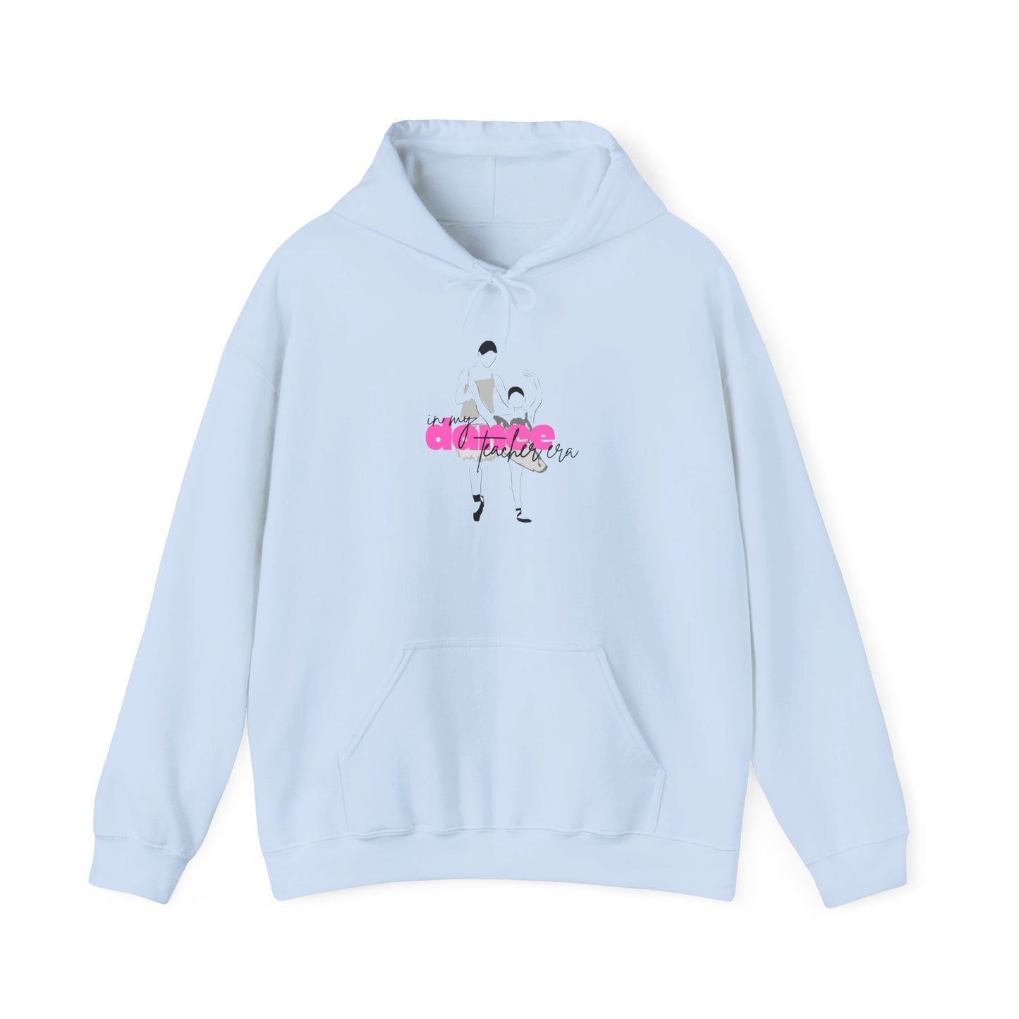 "In My Dance Teacher Era" Ballet Hoodie – Unisex Heavy Blend™ Hooded Sweatshirt with Ballet Teacher & Student Graphic