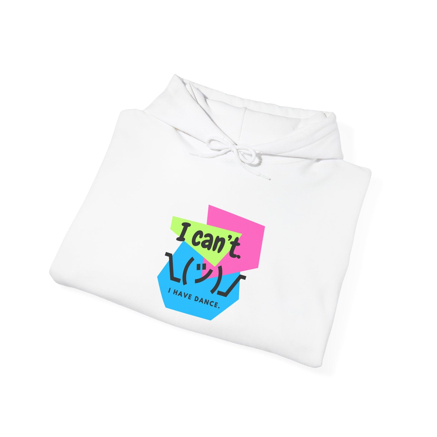 "I Can’t. I Have Dance." Unisex Hooded Sweatshirt – Retro 80s Emoji Graphic Hoodie for Dancers | Jeté Dance-Inspired Loungewear