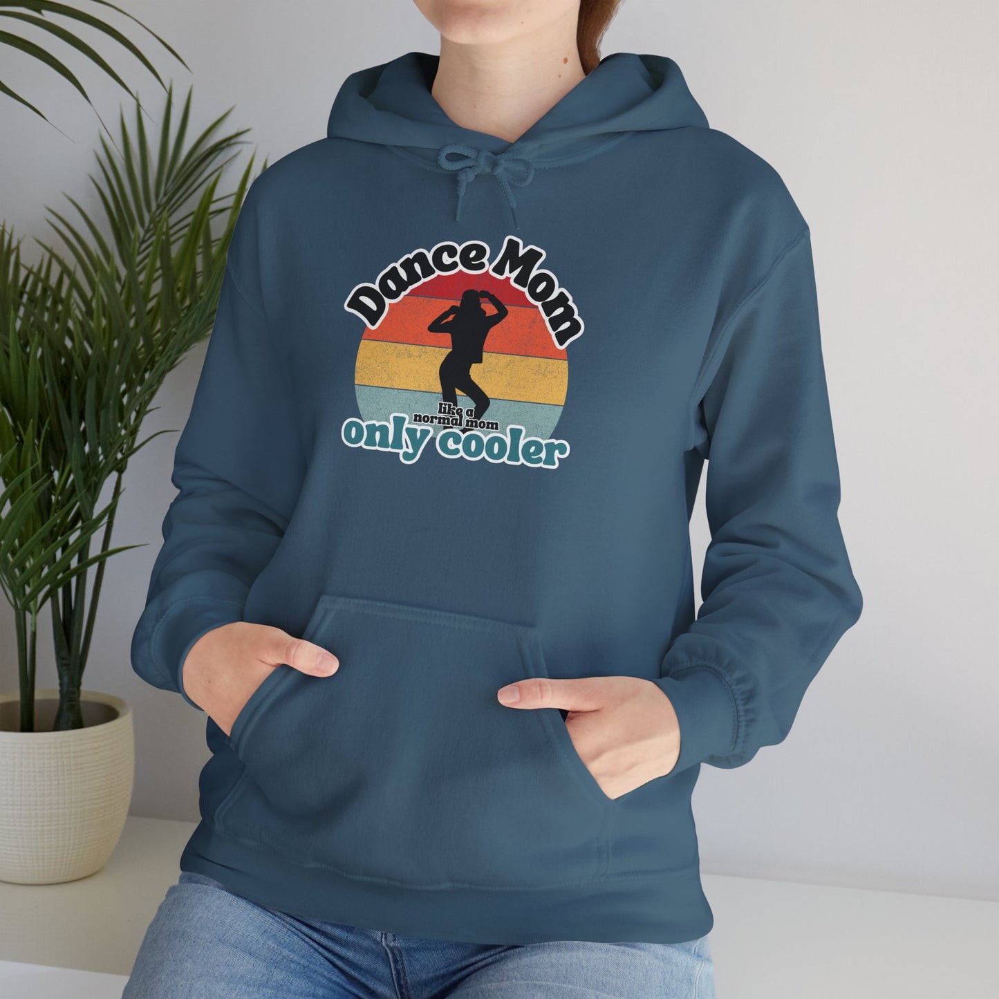 Dance Mom Hoodie – Retro Graphic Unisex Heavy Blend™ Sweatshirt for Proud Dance Moms – Fun Gift for Dance Recitals & Holidays