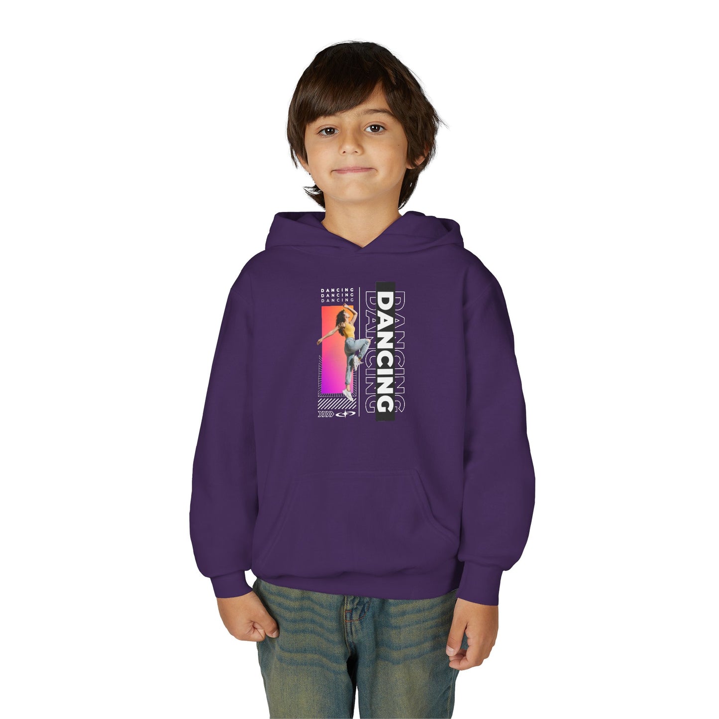 “Dancing” Female Dancer Streetwear Graphic | Unisex Youth Hoodie – Dance Hoodie for Kids & Young Performers